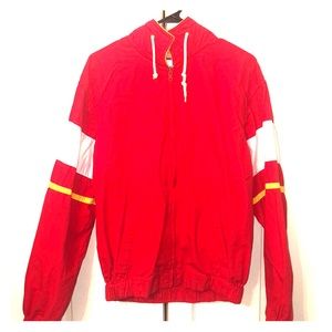 Vintage charts landing windbreaker 100% cotton
